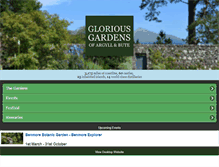 Tablet Screenshot of gardens-of-argyll.co.uk
